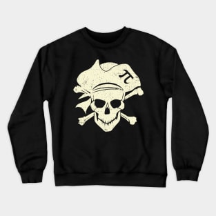 Funny Pirate 3,14 Pi Number Symbol Crewneck Sweatshirt